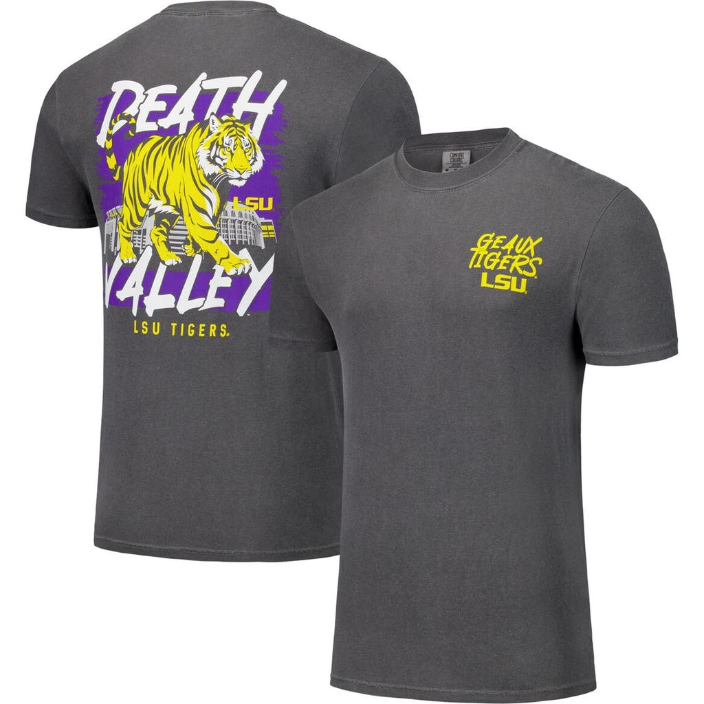 Image One Unisex Black Lsu Tigers Hyper Local Large Mascot Stadium T-shirt