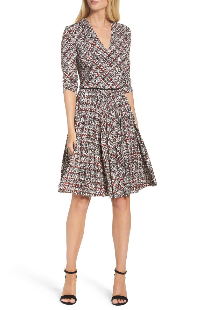 Maggy London Fit & Flare Dress, Main, color, 