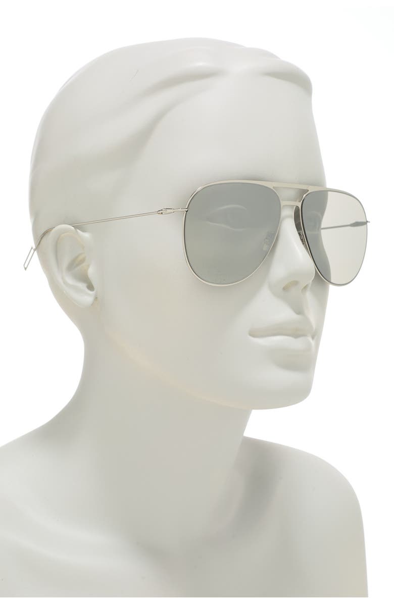 DIOR HOMME Aviator 59mm Sunglasses, Alternate, color,