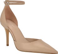 Calvin Klein Olettia Ankle Strap Pointed Toe Pump