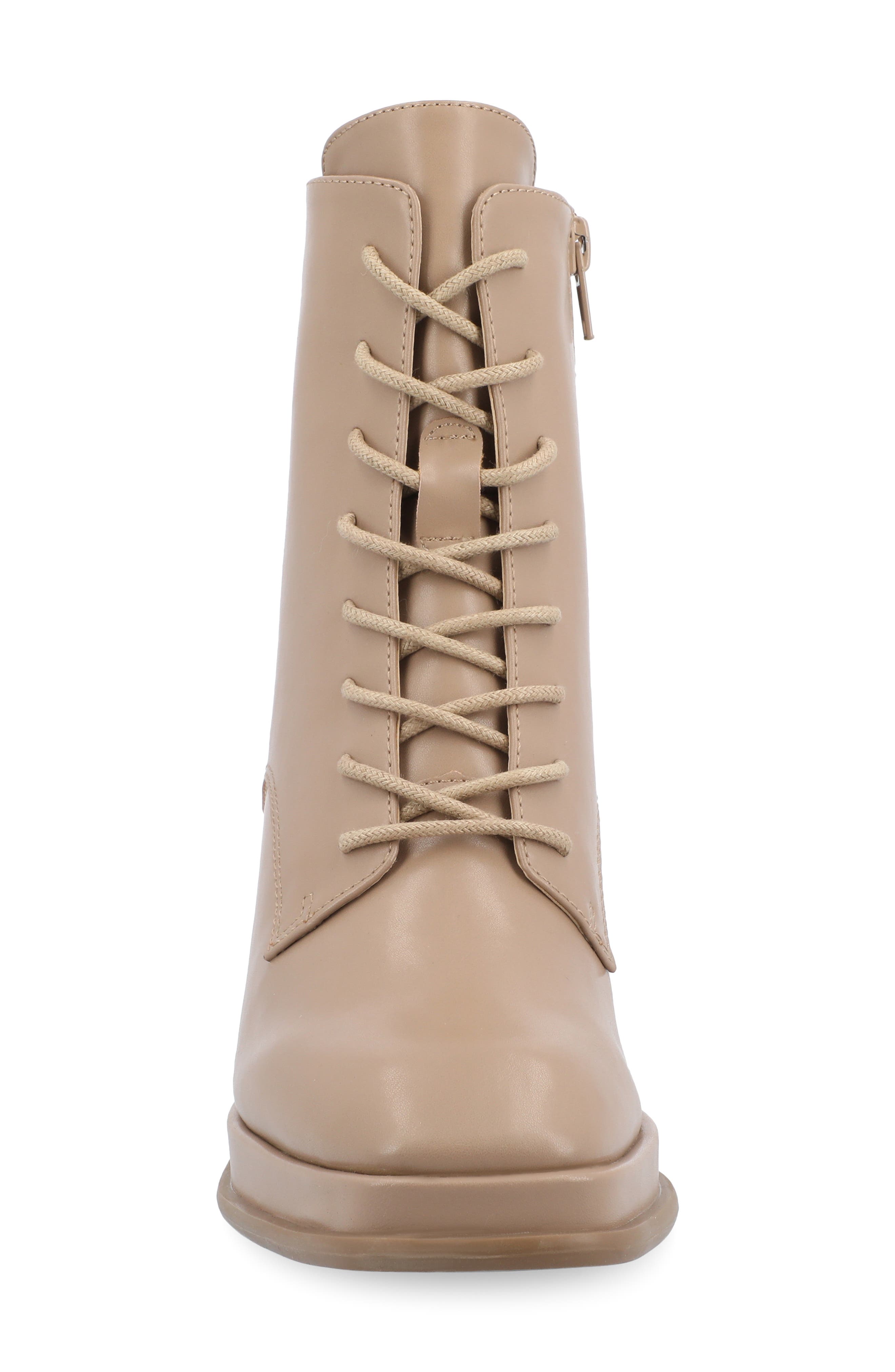 Journee Collection Kalandi Bootie, Alternate, color, Taupe