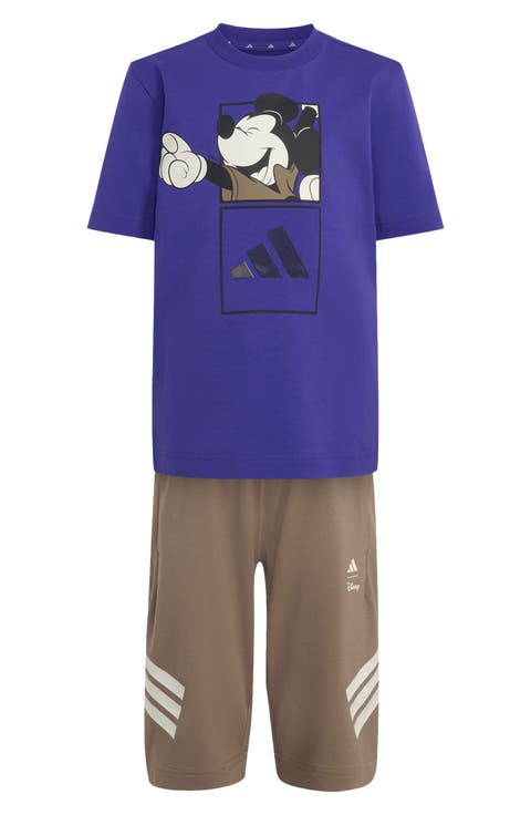 x Disney Kids' Mickey Mouse Graphic T-Shirt & Shorts Set (Toddler & Little Kid)
