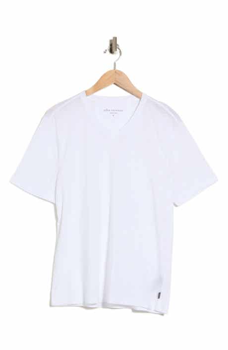 Vaan Mercerized Cotton V-Neck T-Shirt