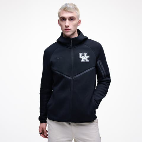 Men's Nike Black Kentucky Wildcats Tech Fleece Full-Zip Windrunner Hoodie