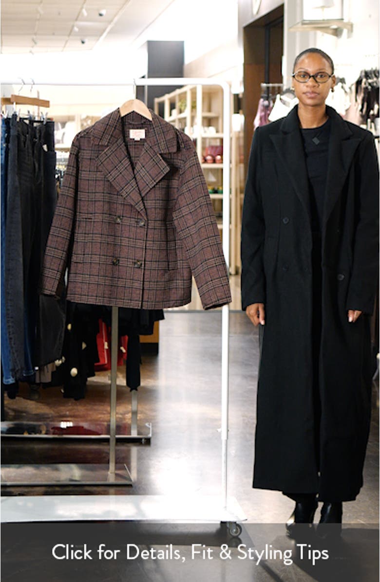 Colette Plaid Peacoat, sales video thumbnail