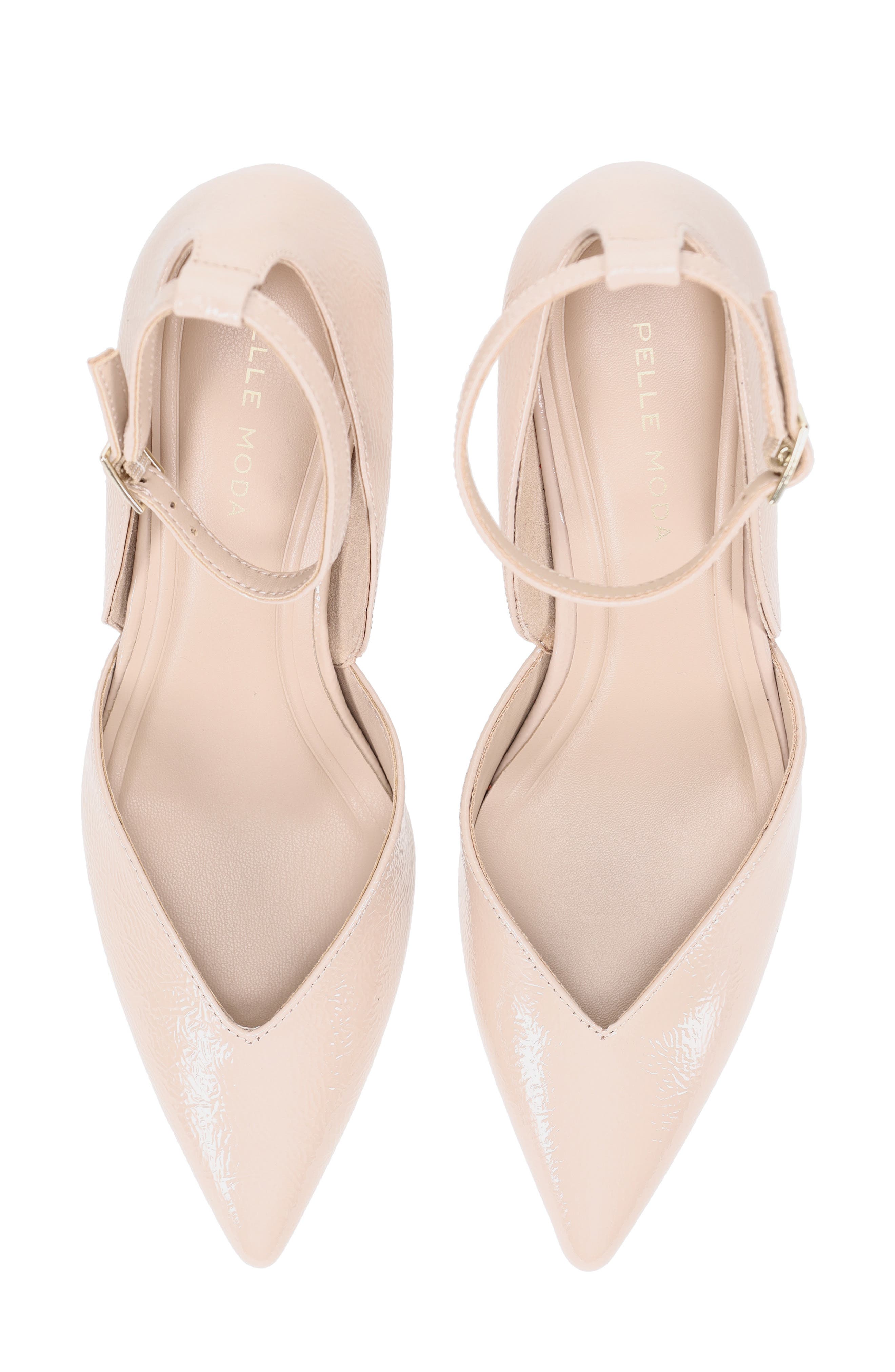 Ragan Pointed Toe Leather Pump, Alternate, color, BISQUE