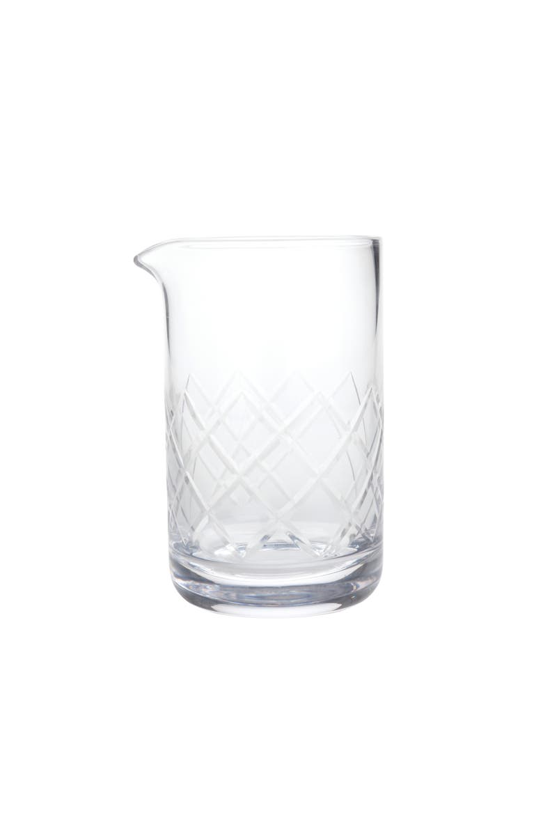 Professional Crystal Mixing Glass, Main, color, Clear