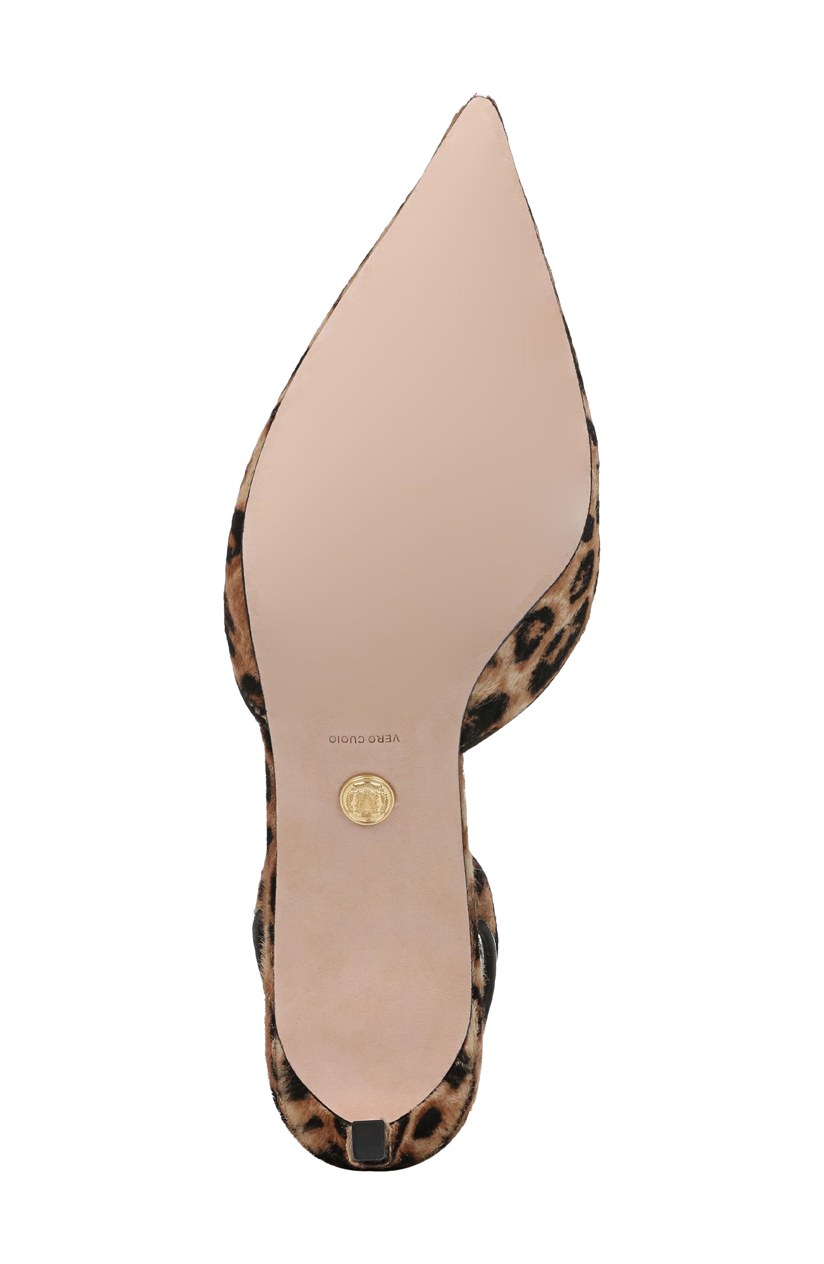 Veronica Beard Caroline 2 Genuine Calf Hair Pointed Toe Pump, Alternate, color, Leopard