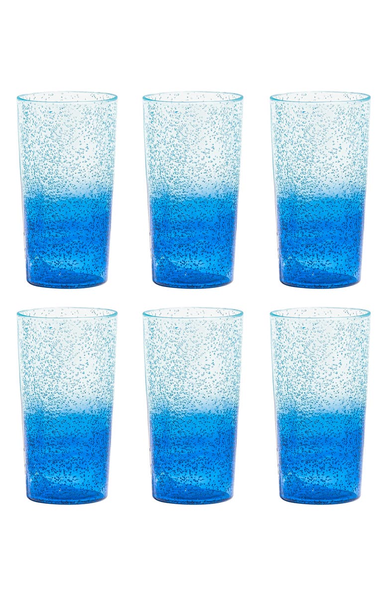 TarHong Oceanic Ombré Set of Six 23-Ounce Tumblers, Main, color,