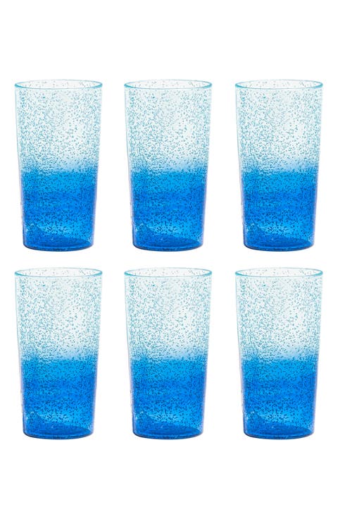 Oceanic Ombré Set of Six 23-Ounce Tumblers
