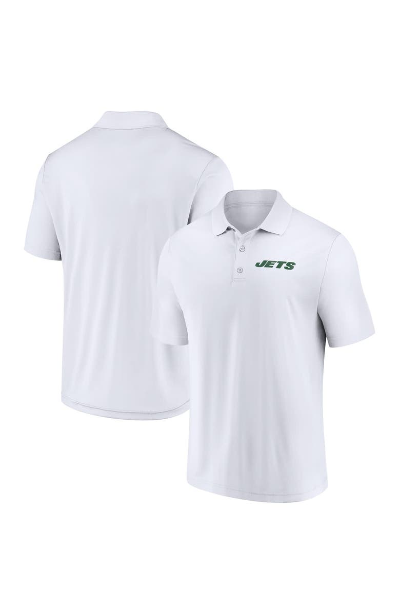 FANATICS Men's Fanatics  White New York Jets Lockup Polo, Main, color, White