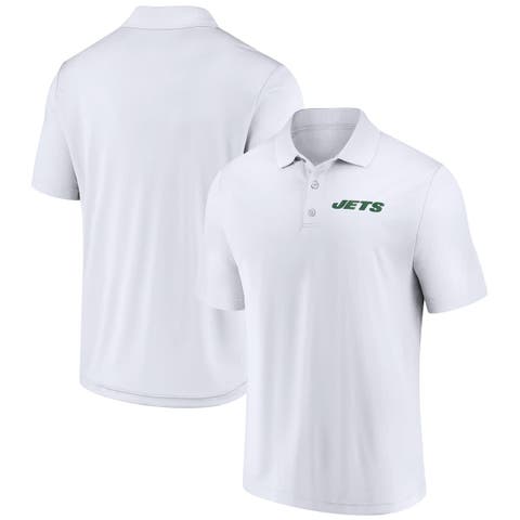 Men's Fanatics  White New York Jets Lockup Polo