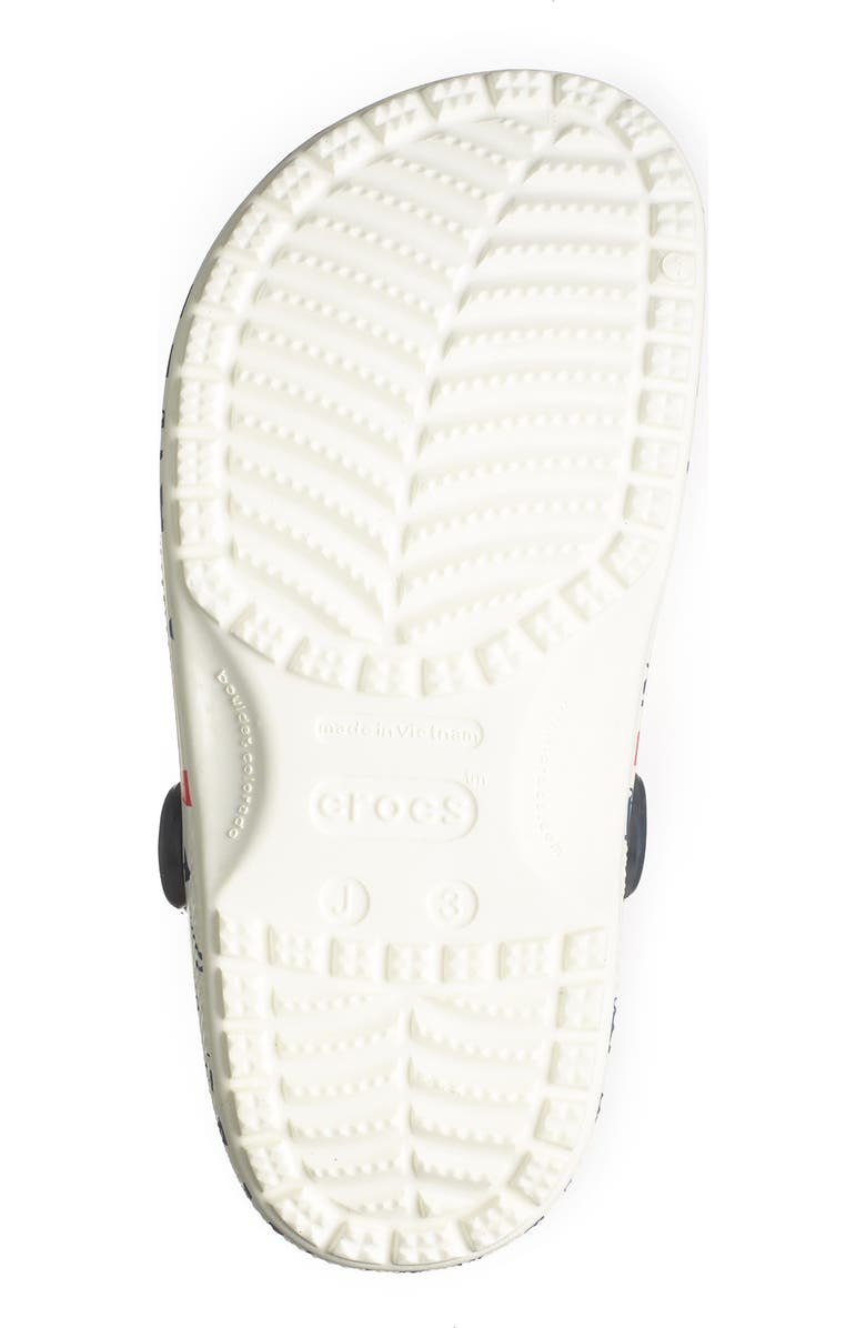 CROCS Classic Anchor Print Clog, Alternate, color,