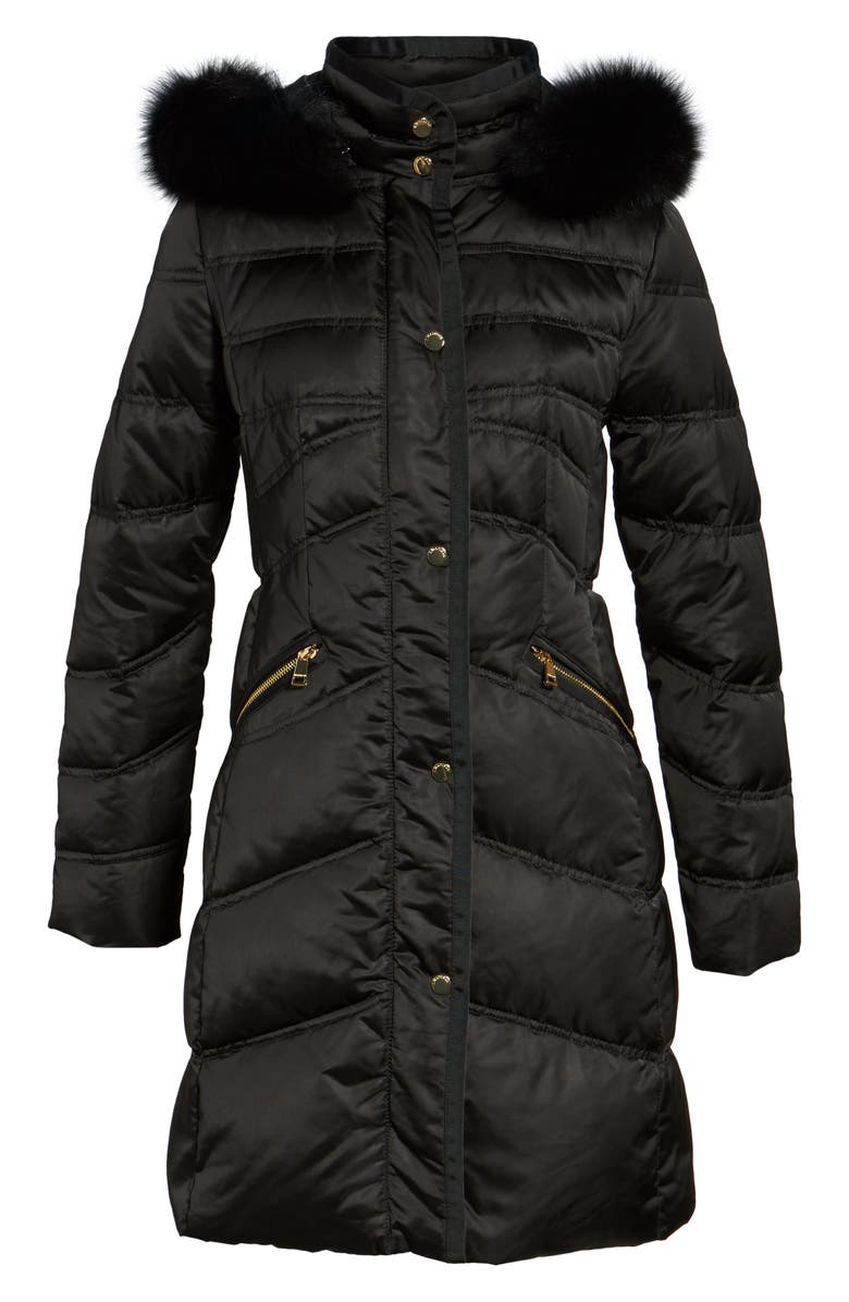 1 Madison Insulated Parka with Genuine Fox Fur Trim, Alternate, color,