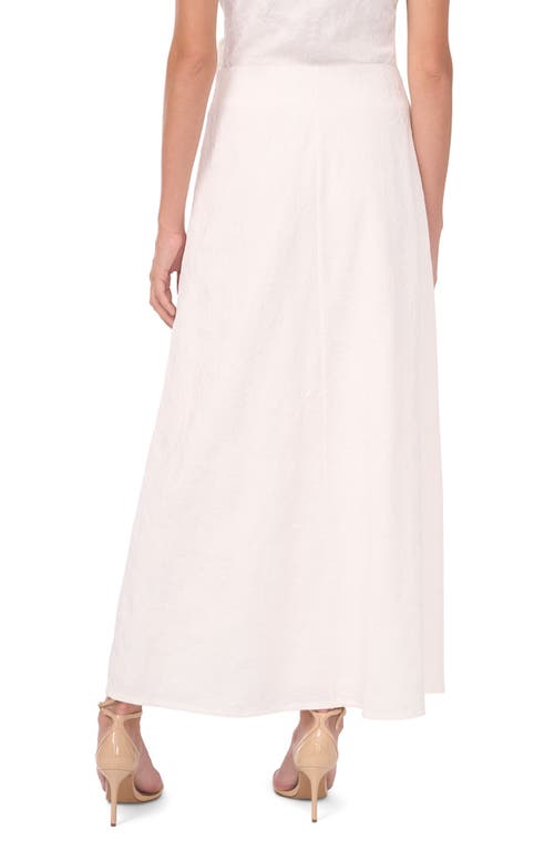 Vince Camuto A-line Maxi Skirt In White