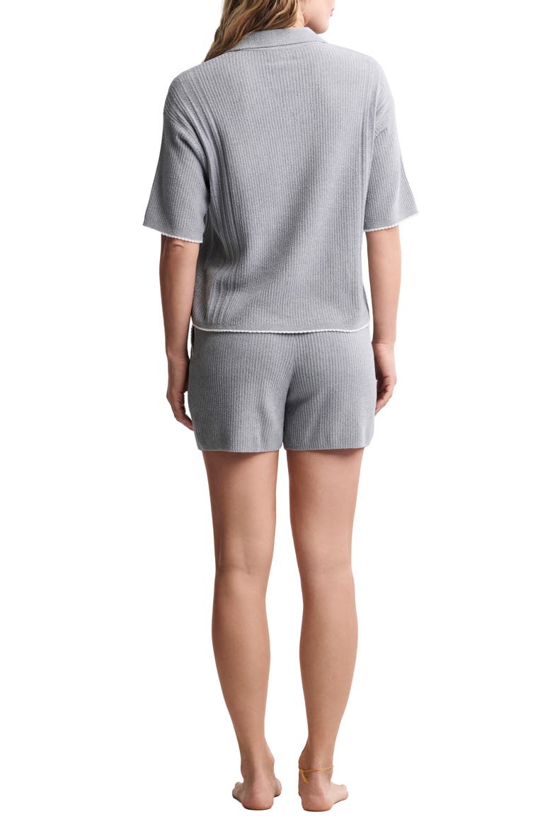 CozyChic® Ultra Lite® Rib Pajamas, Alternate, color, MOONBEAM