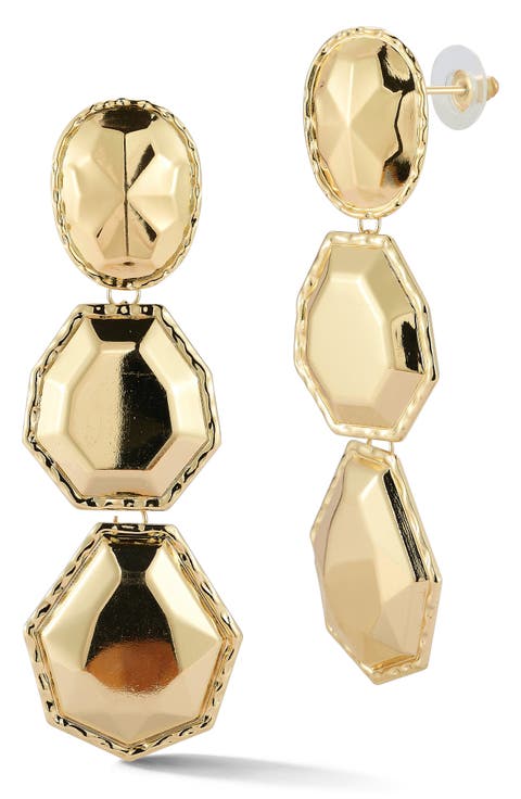Geometric Drop Earrings