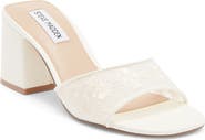 Steve Madden Claudiah Floral Embroidered Slide Sandal
