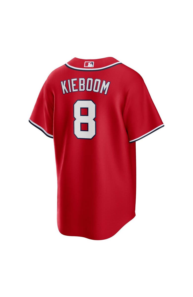 Nike Men's Nike Carter Kieboom Red Washington Nationals Alternate Replica Player Name Jersey, Alternate, color, 