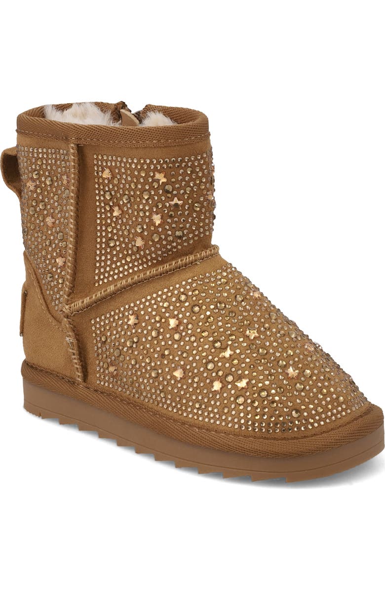 MIA Lil Autymn Faux Shearling Boot, Main, color, Chestnut