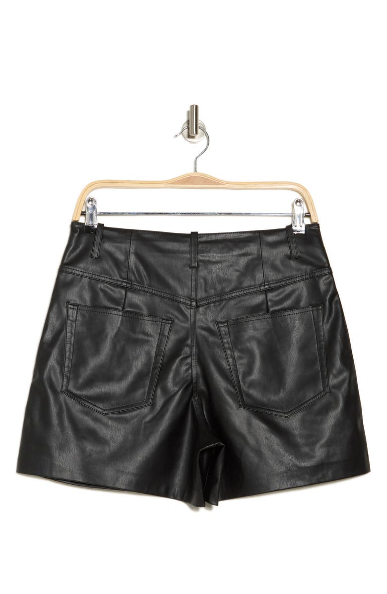 AG Shae Faux Leather Shorts, Alternate, color,