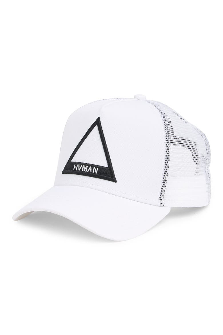 Mesh Trucket Cap, Main, color, WHITE