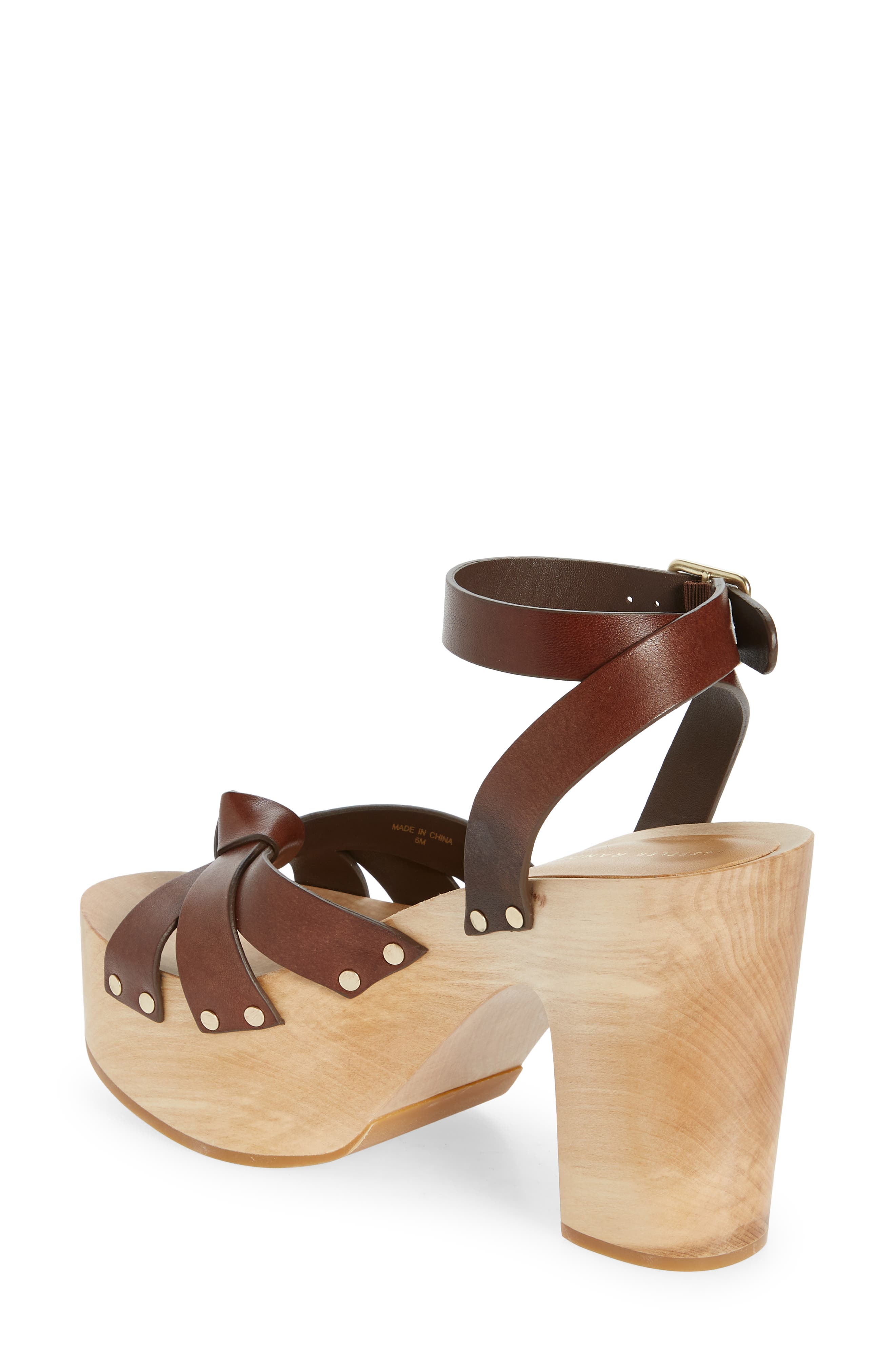 Loeffler Randall Abbie Ankle Strap Platform Sandal, Alternate, color, 