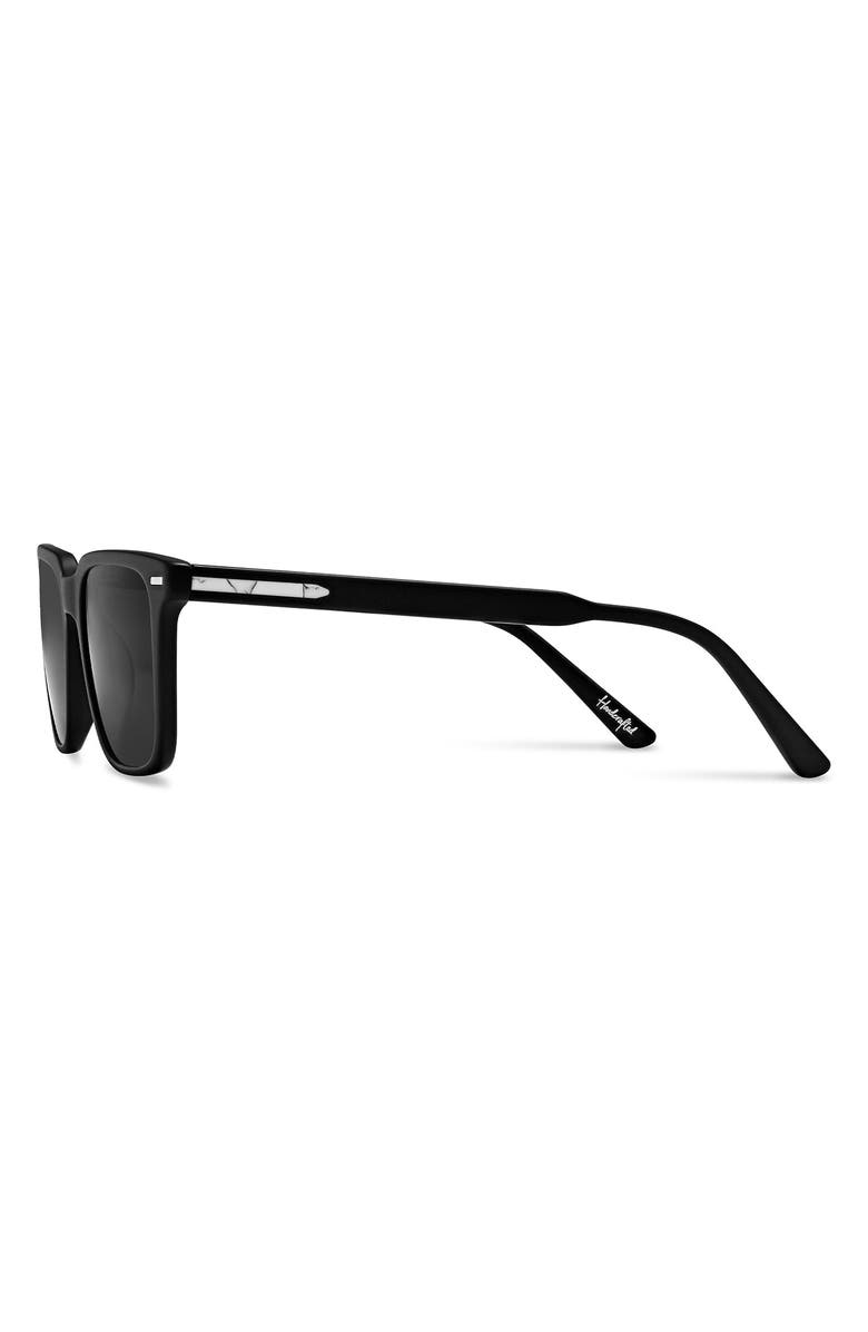 Vincero Cooper 50mm Polarized Rectangle Sunglasses, Alternate, color,