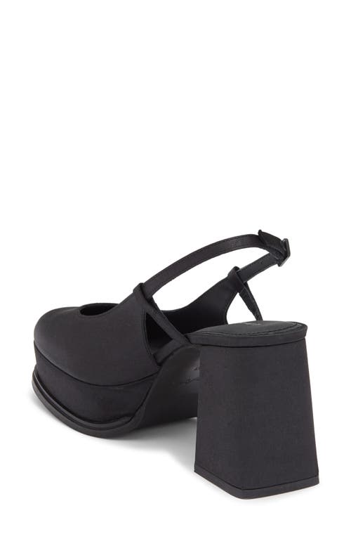 & Other Stories Lana Platform Slingback Pump In Black