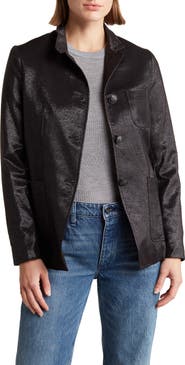 rag & bone Sid Metallic Wool Blend Jacket