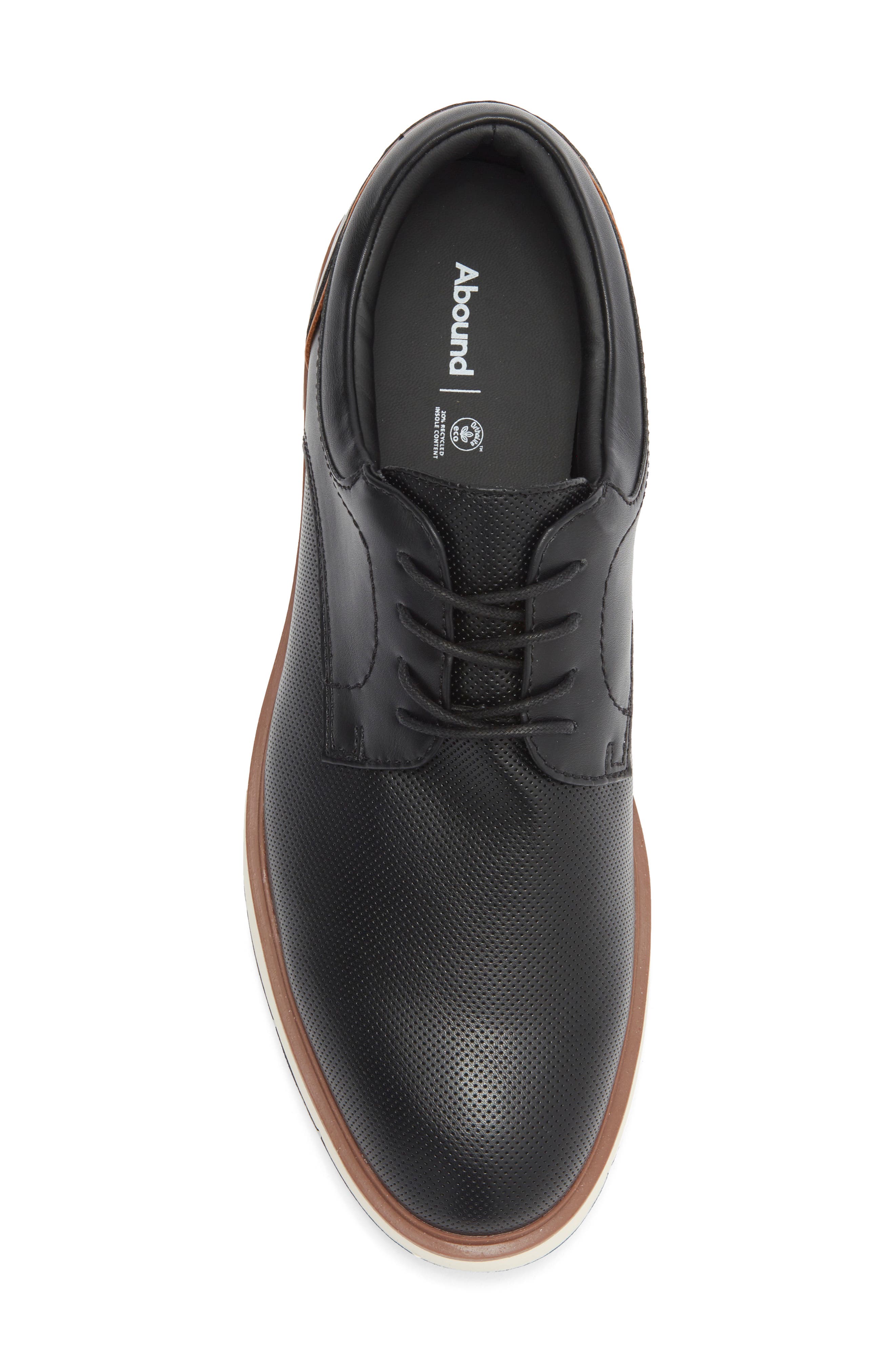 Abound Myron Perforated Hybrid Derby, Alternate, color, Black