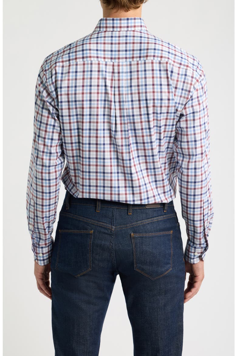 Elliot Checked Stretch Sport Shirt, Alternate, color, LAKESIDE