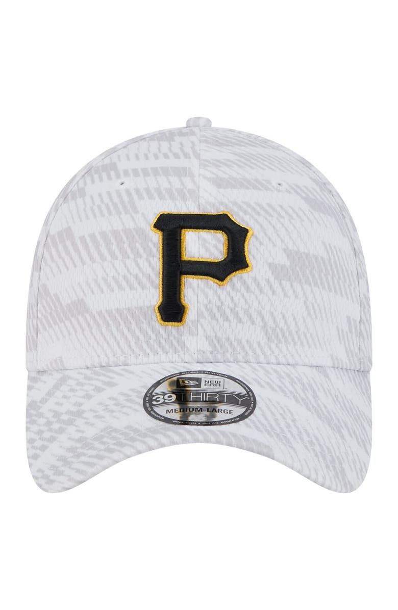 New Era Men's New Era White Pittsburgh Pirates Graded 39THIRTY Stretch Fit Hat, Alternate, color, White