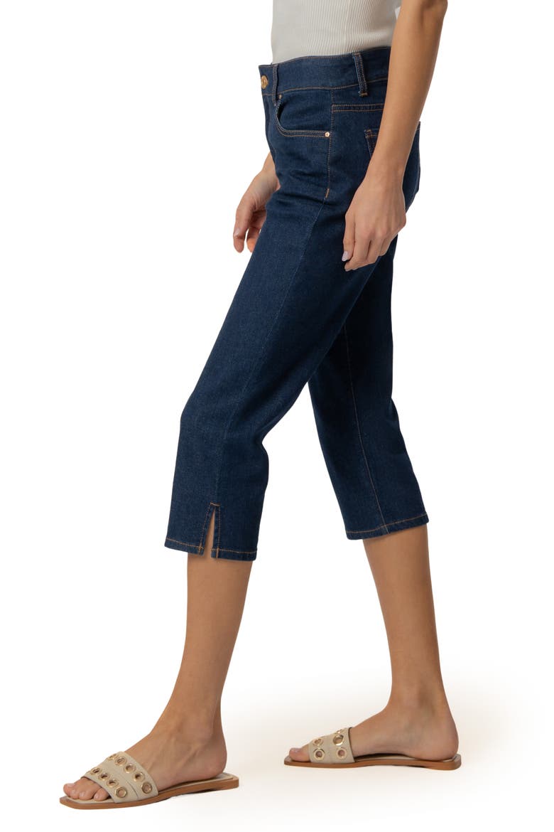 Gigi High Waist Capri Jeans, Alternate, color, SKETCH W/ EURO BLUE