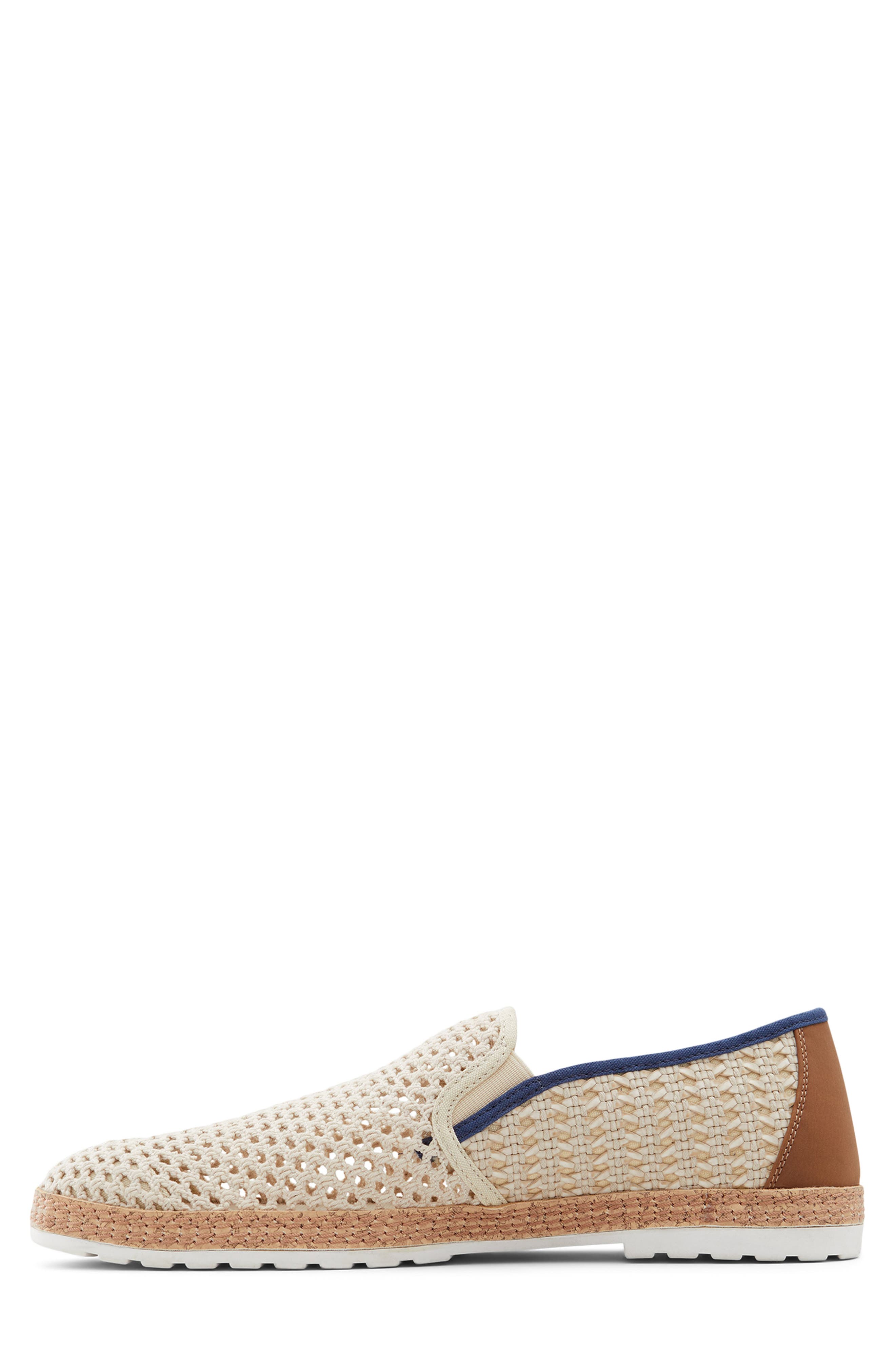 ALDO Kianou Crochet Slip-On, Alternate, color, Beige