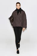 COS Shawl-collar Quilted Jacket