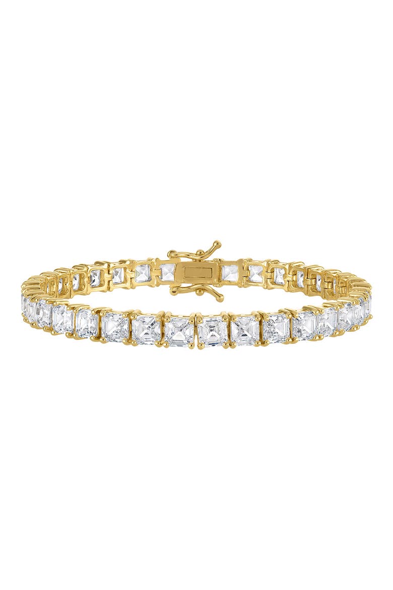 Cubic Zirconia Tennis Bracelet, Main, color, GOLD