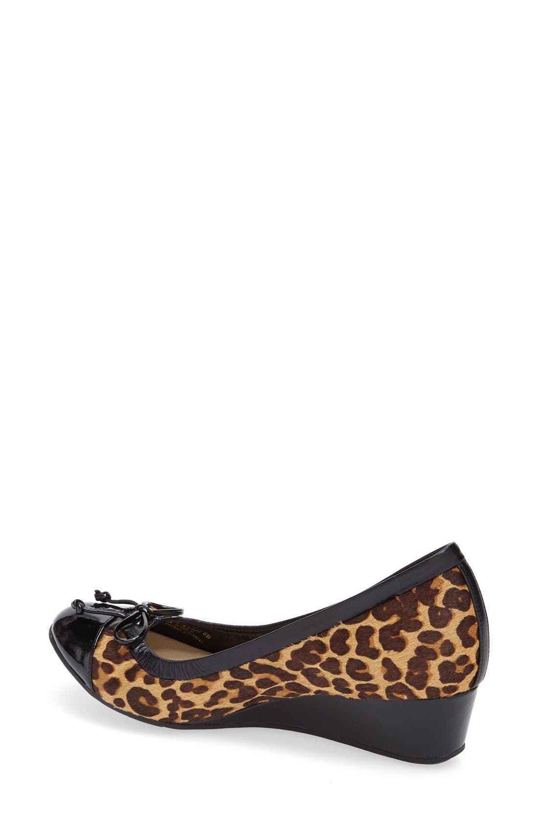 'Air Tali' Wedge Pump, Alternate, color, OCELOT HAIRCALF