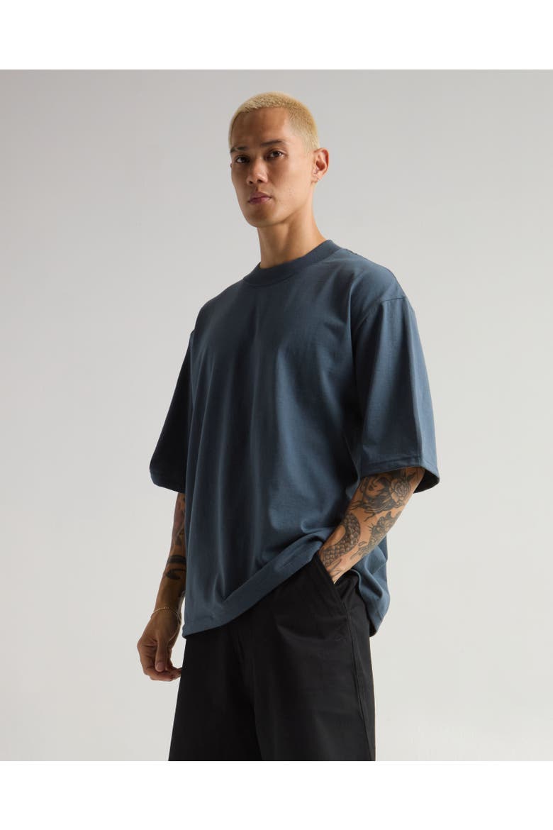 Heavyweight Oversize Tee, Alternate, color, Slate Blue