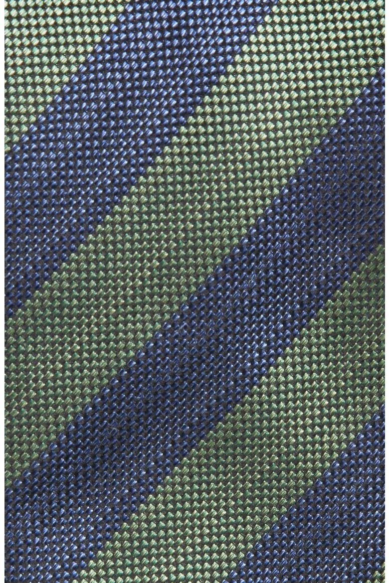 Stripe Silk Tie, Alternate, color, GREEN