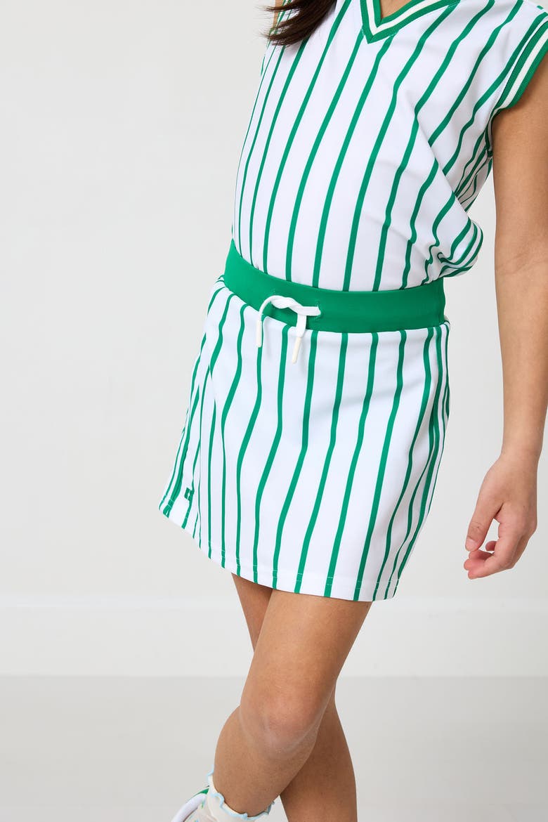 Girls Ribboned Skirt, Alternate, color, Kelly Green