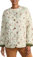 vineyard vines Floral Quilted Jacket