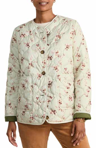 vineyard vines Floral Quilted Jacket