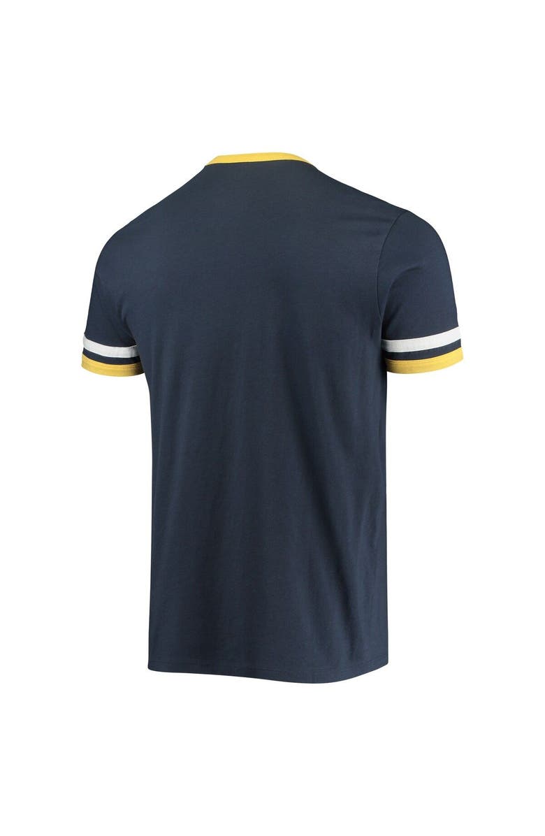'47 Men's '47 Navy Milwaukee Brewers Team Name T-Shirt, Alternate, color, 