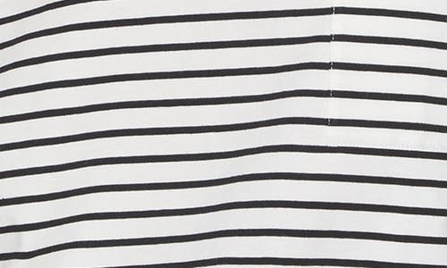 Rebecca Minkoff Ruby Stripe Pocket Cotton Jersey Top