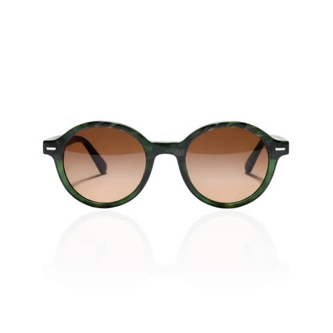 Emerald round 48mm sunglasses