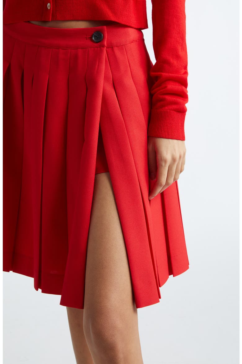 Astra Pleated Skort, Alternate, color, RED