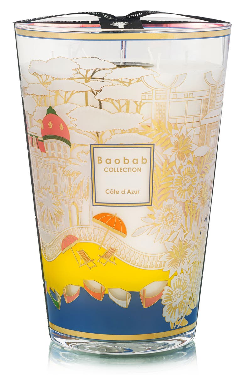 Baobab Collection Côte de d'Azur Scented Candle, Alternate, color, White Multi