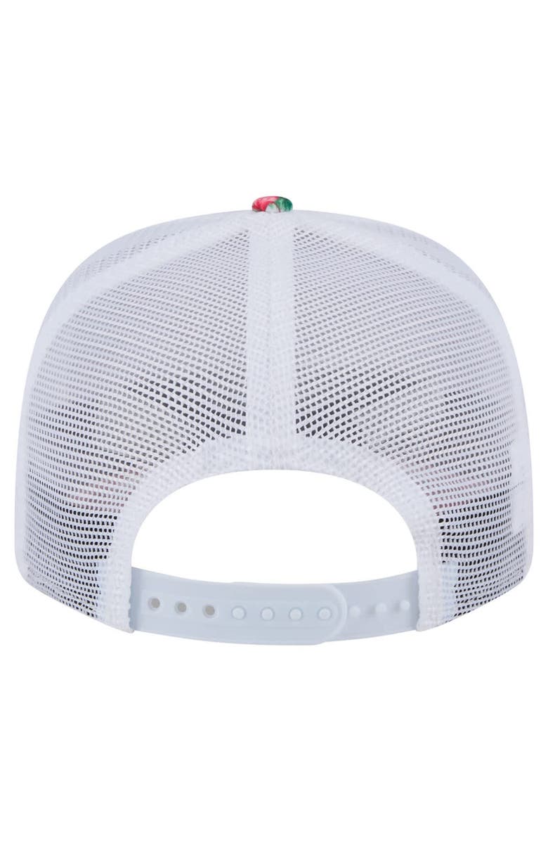 New Era Men's New Era White Washington Nationals Flamingo Mesh Back 9SEVENTY Stretch-Snap Hat, Alternate, color, White