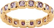 MADE BY MARY Cubic Zirconia Eternity Birthstone Ring